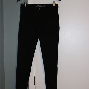 American Eagle Black Denim Jeggings